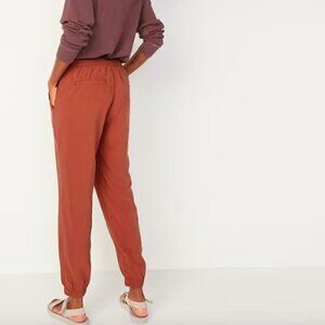 Old Navy High-Waisted Twill Jogger Pants, Color: Dateline